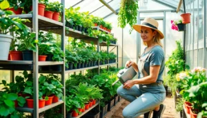 small greenhouse interior layout ideas